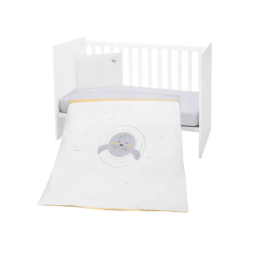 Kikka Boo σετ προίκας κρεβατιού κατασκευασμένο από βαμβάκι υψηλής ποιότητας 100% ranforce.