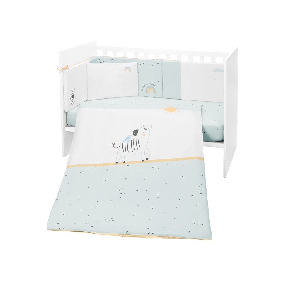 Kikka Boo σετ προίκα κούνιας διαστάσεων 60/120cm κατασκευασμένη από βαμβάκι υψηλής ποιότητας 100% ranforce.