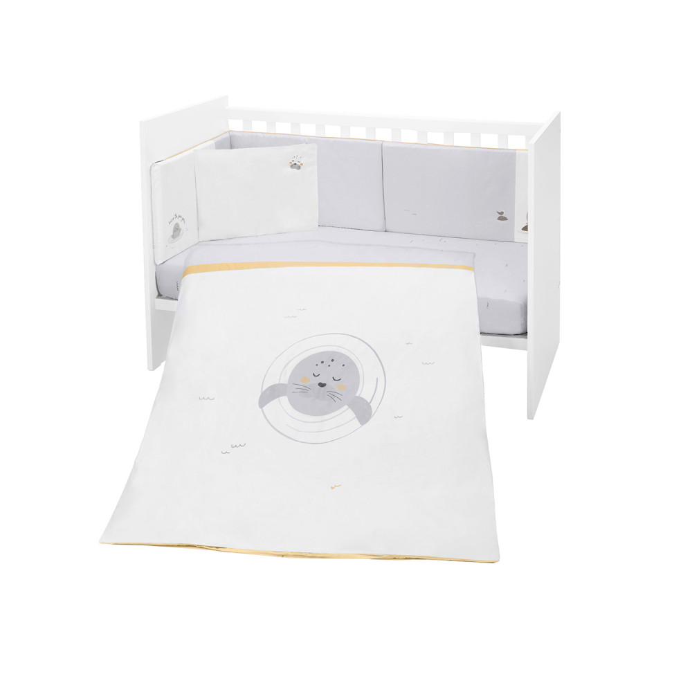 Kikka Boo σετ προίκα κούνιας διαστάσεων 60/120cm κατασκευασμένη από βαμβάκι υψηλής ποιότητας 100% ranforce.