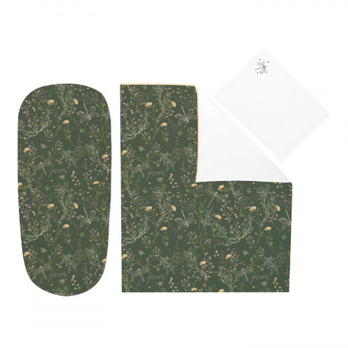 KIKKA BOO ΣΕΤ ΠΡΟΙΚΑ ΓΙΑ ΚΑΛΑΘΟΥΝΑ 6 ΤΕΜ SECRET GARDEN GREEN 41101060145