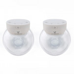 Η φωτογραφία δείχνει Φορητό ΄θήλαστρο της εταιρείας Cangaroo 2 τεμαχίωνΤοποθετήστε την αντλία απευθείας στο στήθος σας και τοποθετήστε το σουτιέν πίσω στο στήθος σας.