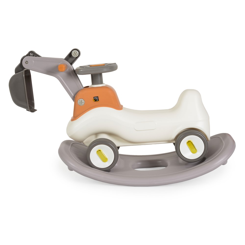 Η φωτογραφία δείχνει Το Bumpy 3-σε-1 είναι ένα ευέλικτο παιδικό παιχνίδι που προσφέρει τρεις συναρπαστικούς τρόπους παιχνιδιού:• Περπατούρα• Αυτοκίνητο με εσκαφέα• Κουνιστό παιχνίδιΥποστηρίζει την ανάπτυξη: κινητικών δεξιοτήτων, συντονισμού, ισορροπίας και φαντασίας μέσω ενεργητικών παιχνιδιών και π