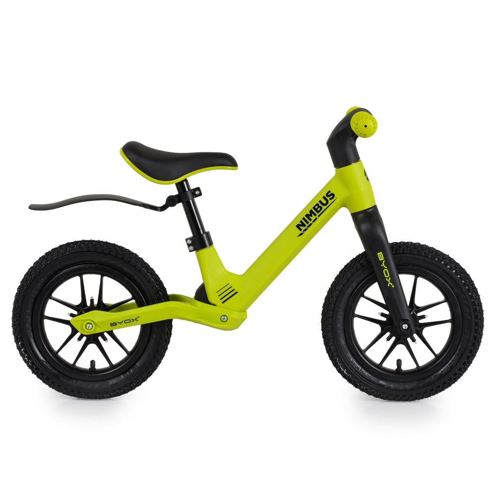 Η φωτογραφία δείχνει Nimbus Balance Bike by Byox – Άνεση, στυλ και αυτοπεποίθηση για τις πρώτες περιπέτειες!Ειδικά σχεδιασμένο για νεαρούς εξερευνητές ηλικίας 3 ετών και άνω, το ποδήλατο ισορροπίας Nimbus είναι ο τέλειος τρόπος για να αναπτύξει το παιδί σας ισορροπία, συντονισμό και αυτοπεποίθη