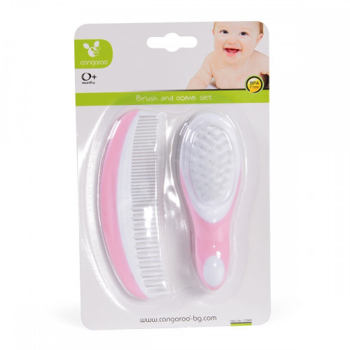 CANGAROO ΒΡΕΦΙΚΟ ΣΕΤ ΒΟΥΡΤΣΑ ΚΑΙ ΧΤΕΝΑ PINK 3800146261702