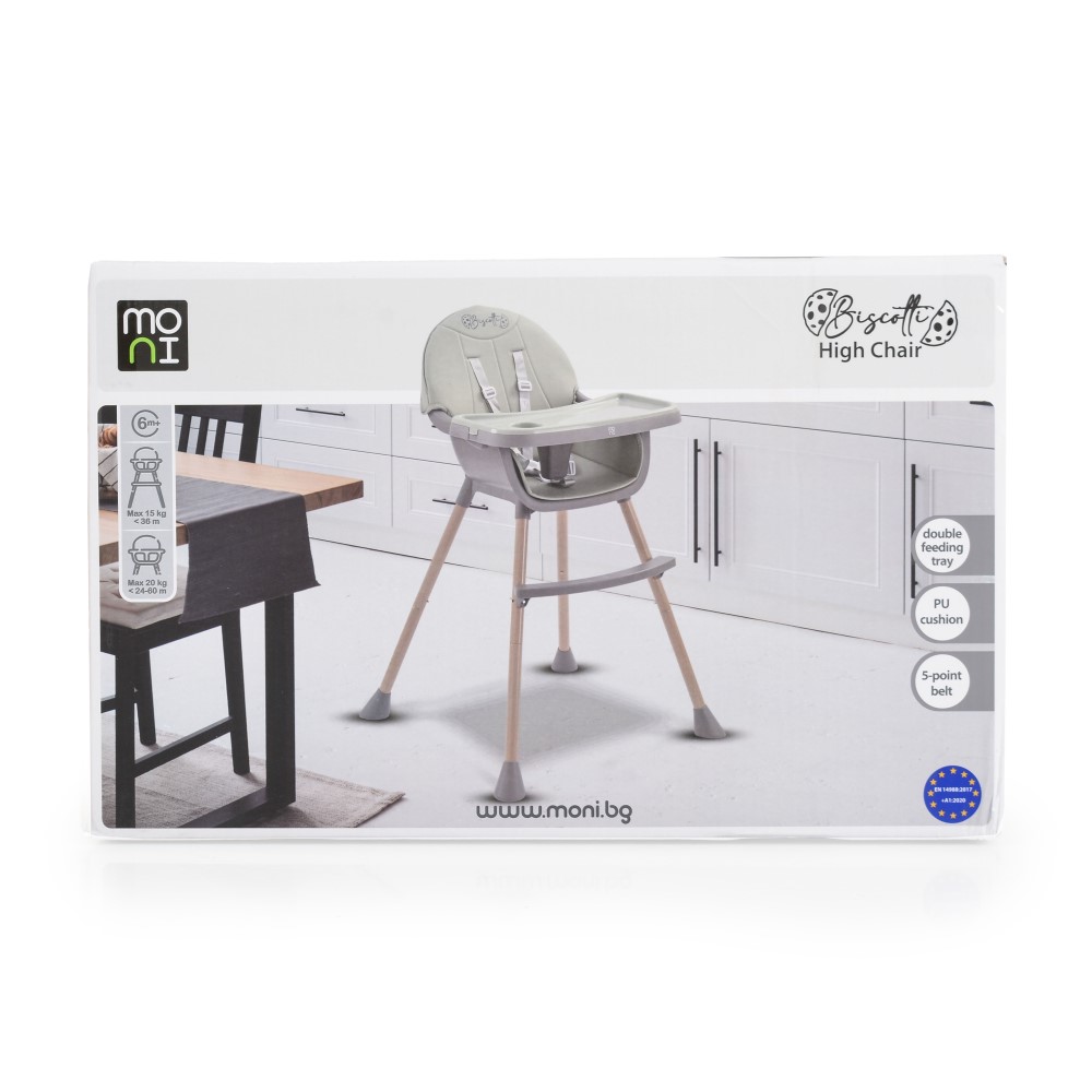 Η φωτογραφία δείχνει Το Biscotti by Moni είναι κάτι περισσότερο από ένα απλό καρεκλάκι φαγητού – είναι ένας έμπιστος σύντροφος στο ταξίδι του παιδιού σας προς την ανεξαρτησία.