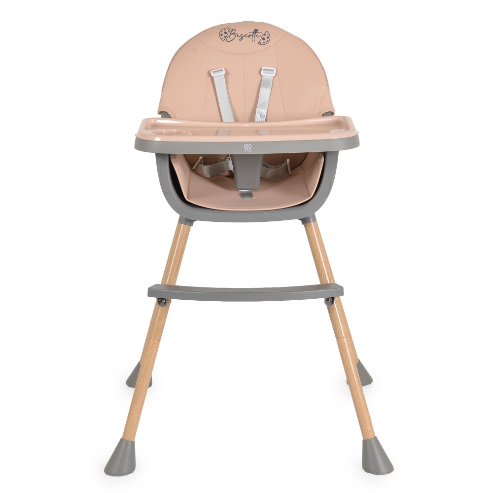 Η φωτογραφία δείχνει Το Biscotti by Moni είναι κάτι περισσότερο από ένα απλό καρεκλάκι φαγητού – είναι ένας έμπιστος σύντροφος στο ταξίδι του παιδιού σας προς την ανεξαρτησία.