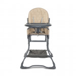 Κατάλληλο για ηλικία 6+μηνώνΚατάλληλο για παιδιά βάρους έως 15 κιλάΜεταλλικός σκελετόςΠλήρως αναδιπλούμενο για εξοικονόμηση χώρουΚαλάθι αποθήκευσηςΑποσπώμενος επάνω δίσκος για εύκολο και γρήγορο καθάρισμαΖώνη ασφαλείας 5 σημείωνΠοτηροθήκηΒάρος: 6.