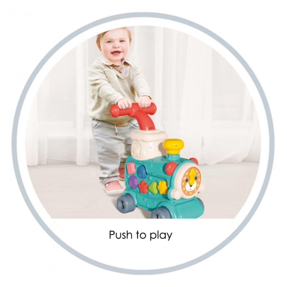 Η περπατούρα Train 5 σε 1 της Bebe Stars είναι ο απόλυτος συνδυασμός διασκέδασης και εκμάθησης.