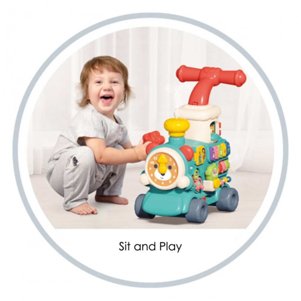 Η περπατούρα Train 5 σε 1 της Bebe Stars είναι ο απόλυτος συνδυασμός διασκέδασης και εκμάθησης.