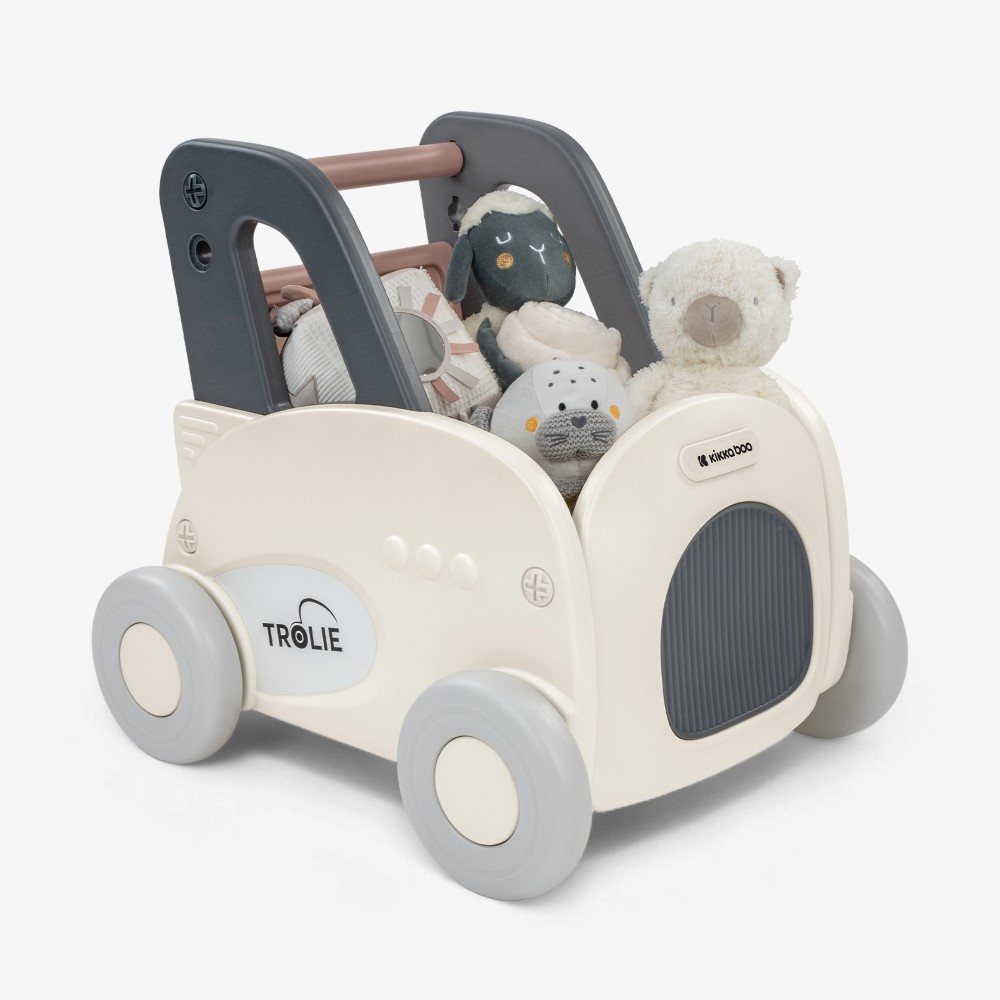 Το TROLIE 4in1 είναι ένας καινοτόμος περιπατητής ώθησης ιδανικός για νήπια ηλικίας 1 έως 3 ετών που προσφέρει μια ποικιλία τρόπων παιχνιδιού που διεγείρουν τη δημιουργικότητα και υποστηρίζουν την ανάπτυξη των κινητικών δεξιοτήτων του παιδιού σας.