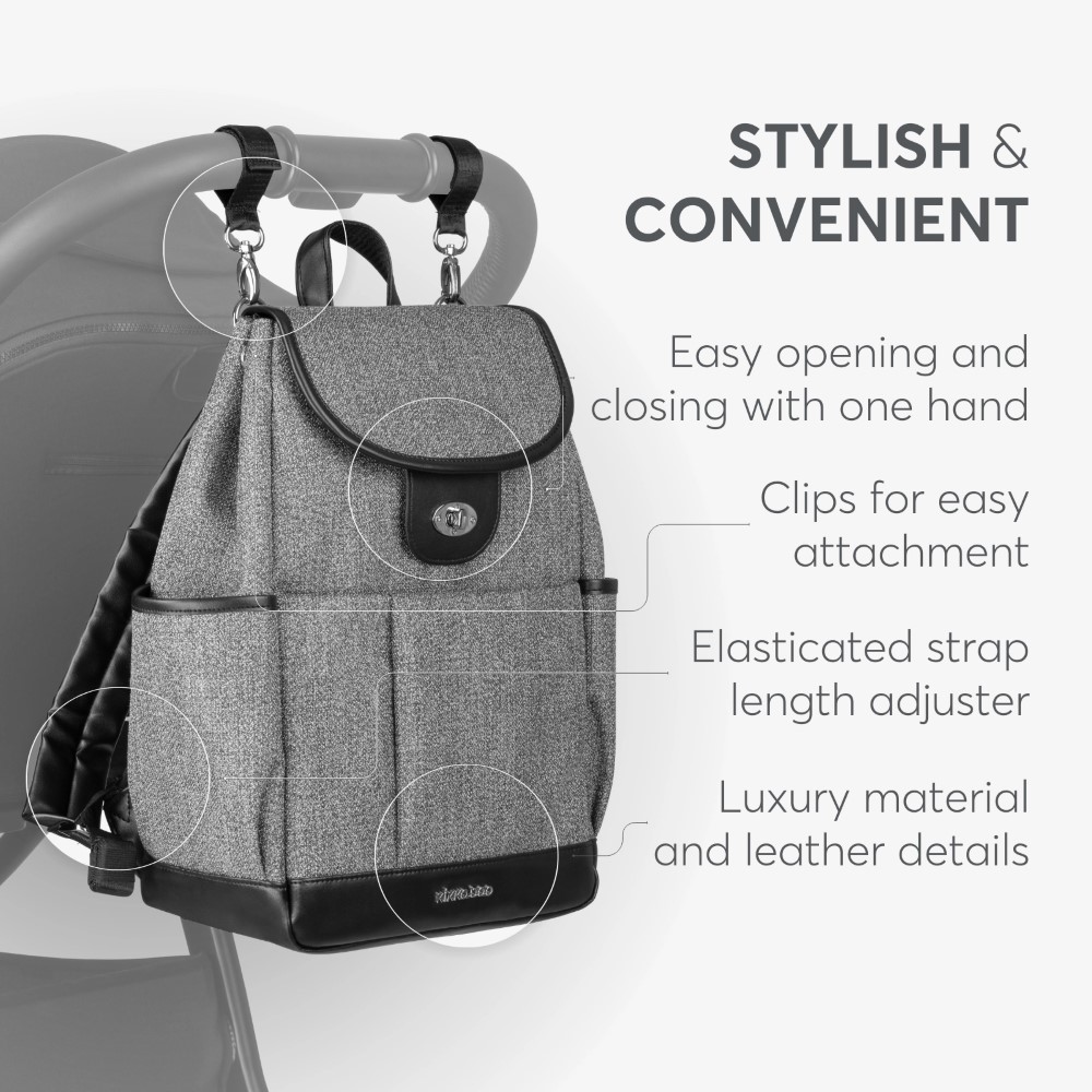 Η φωτογραφία δείχνει Ζήστε την κομψότητα και την πρακτικότητα με την τσάντα MORICE Mama! Σχεδιασμένη για σύγχρονους γονείς, αυτή η πολυτελής τσάντα συνδυάζει το εκλεπτυσμένο στυλ με την έξυπνη λειτουργικότητα, διασφαλίζοντας ότι όλα τα απαραίτητα για το μωρό είναι πάντα προσιτά.