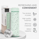 Διατηρήστε τα ροφήματα του μωρού σας τέλεια ζεστά ή δροσιστικά κρύα με το βρεφικό θερμός SAVANNA.