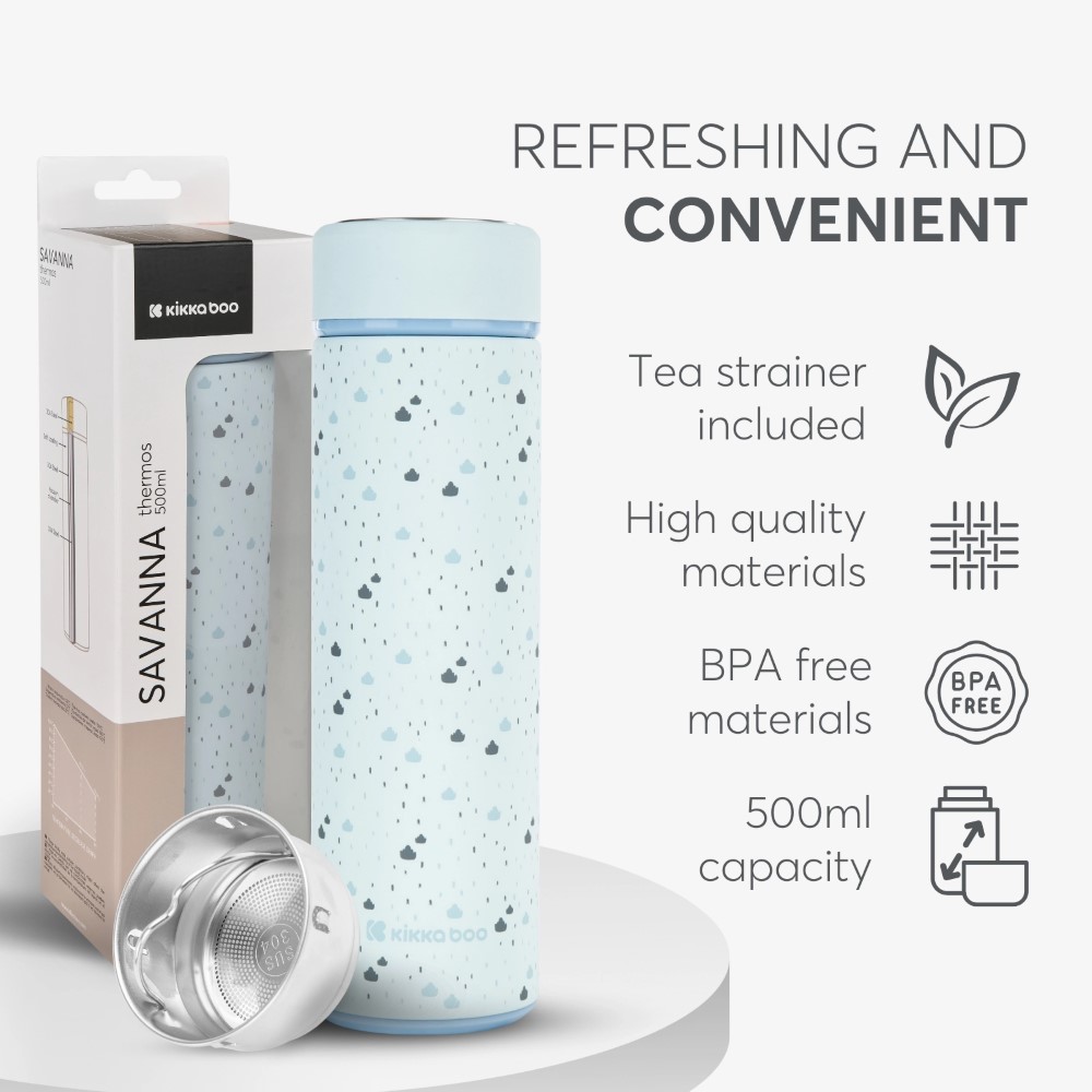 Διατηρήστε τα ροφήματα του μωρού σας τέλεια ζεστά ή δροσιστικά κρύα με το βρεφικό θερμός SAVANNA.