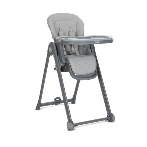 LORELLI ΚΑΡΕΚΛΑΚΙ ΦΑΓΗΤΟΥ HIGH CHAIR PARTY GREY LEATHER 10100372506