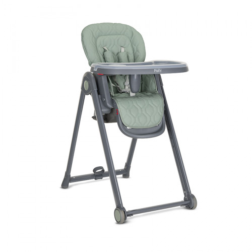 LORELLI ΚΑΡΕΚΛΑΚΙ ΦΑΓΗΤΟΥ HIGH CHAIR PARTY GREEN LEATHER 10100372504