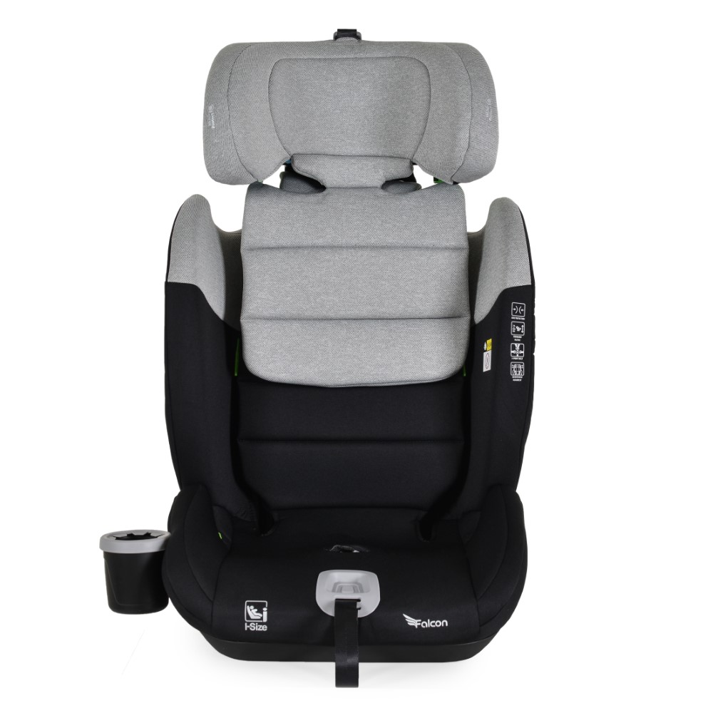 Το Car Seat Falcon παρέχει υψηλό επίπεδο ασφάλειας και άνεσης για παιδιά με ύψος από 76 έως 150 cm.