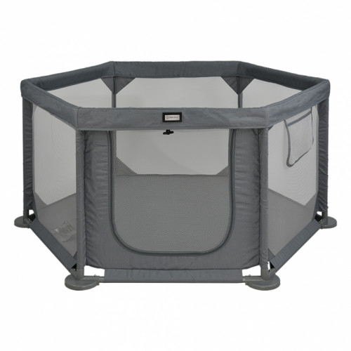 BEBE STARS ΠΑΡΚΟΚΡΕΒΑΤΟ ΠΟΛΥΓΩΝΟ COOL GREY 889-186