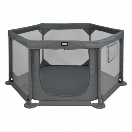 BEBE STARS ΠΑΡΚΟΚΡΕΒΑΤΟ ΠΟΛΥΓΩΝΟ COOL GREY 889-186