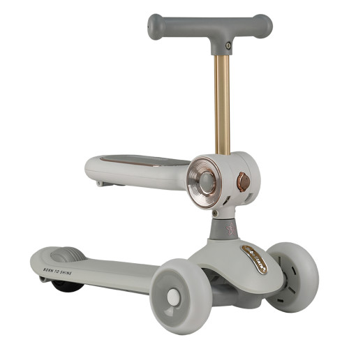 BEBE STARS ΠΑΤΙΝΙ XRIDE 2IN1 GREY 671-186