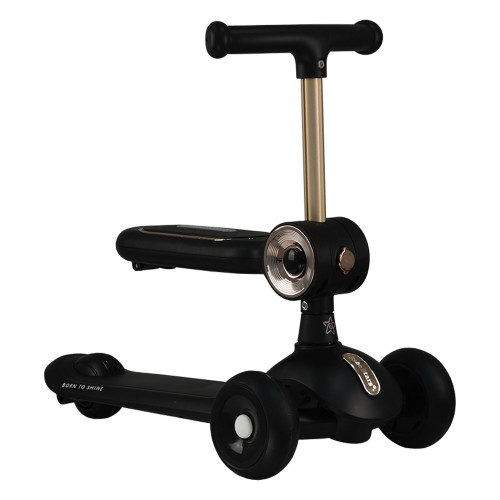 BEBE STARS ΠΑΤΙΝΙ XRIDE 2IN1 BLACK 671-188