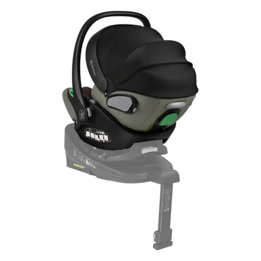 Η φωτογραφία δείχνει Το νέο baby i-Size βρεφικό κάθισμα αυτοκινήτου της Bebe Stars, είναι κατάλληλο για χρήση για παιδάκια με ύψος 40-87 cm ή 0-15 μηνών.