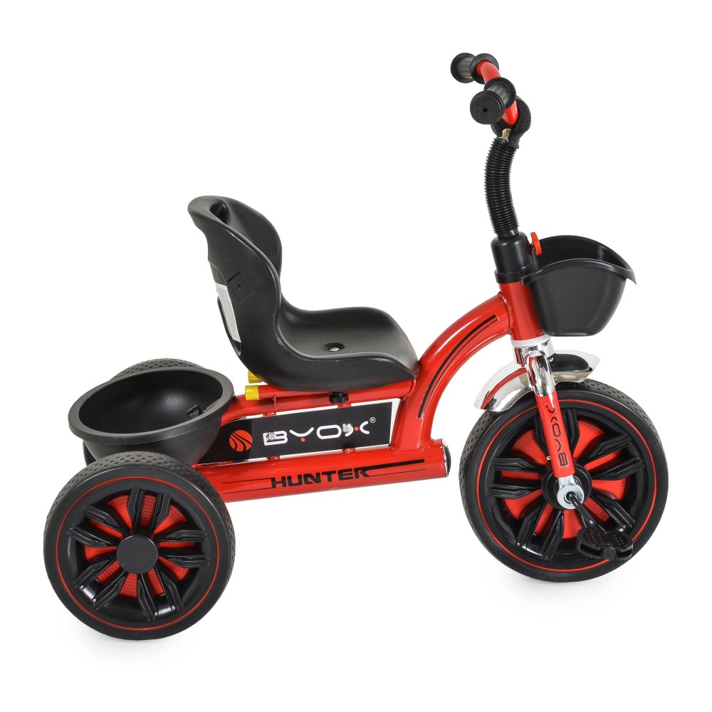 Η φωτογραφία δείχνει Παιδικό Tricycle Hunter,Byox— Διασκέδαση και ανάπτυξη σε ένα!Βασικά Χαρακτηριστικά:• Κατάλληλο από 3 ετών+ έως 25 κιλά.