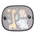 Η φωτογραφία δείχνει Με τον χαρούμενο σχεδιασμό τους, τα σκίαστρα αυτοκινήτου παρέχουν εξαιρετική αντηλιακή προστασία και άνεση στους μικρότερους επιβάτες.