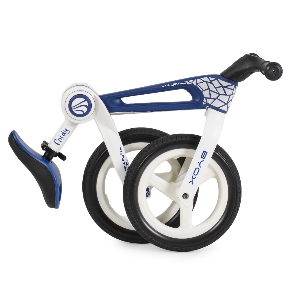 Balance Bike Foldy – Ένα διασκεδαστικό ξεκίνημα στον κόσμο της ποδηλασίας!Δώστε στο παιδί σας την ελευθερία και την αυτοπεποίθηση να εξερευνήσει με αυτό το ελαφρύ, ασφαλές και άνετο ποδήλατο ισορροπίας, ειδικά σχεδιασμένο για μικρούς λάτρεις της περιπέτειας ηλικίας 2-5 ετών (έως 35 κιλά).