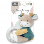 Η φωτογραφία δείχνει Κουδουνίστρα παιχνίδι της εταιρείας LorelliΜαλακή Βελούδινη Κουδουνίστρα-Παιχνίδι Δαχτυλίδι Αρκουδάκι.