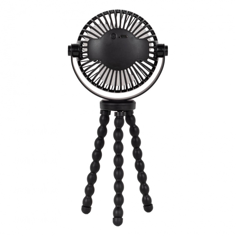 Η φωτογραφία δείχνει Φορητός ανεμιστήρας με εύκαμπτο τρίποδο.