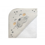 Η φωτογραφία δείχνει • Απαλή πετσέτα μωρού κατασκευασμένη από premium 100% βαμβακερό υλικό.