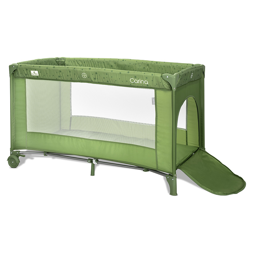 LORELLI ΠΑΡΚΟΚΡΕΒΑΤΟ 2 ΕΠΙΠΕΔΩΝ CARINA2 όροφος αφαιρούμενος με φερμουάρΑσφαλές μέρος για ύπνοΣτρώμα κατάλληλο μόνο για παιχνίδιΑναδιπλούμενο σε συμπαγές μέγεθοςΔιπλό σύστημα αναδίπλωσης ασφαλείαςΔιαθέτει πλαινό άνοιγμαΔιαθέτει ροδάκια από την μία πλευράΤσάντα μεταφοράςΔιαστάσεις: 126/66/76 cm