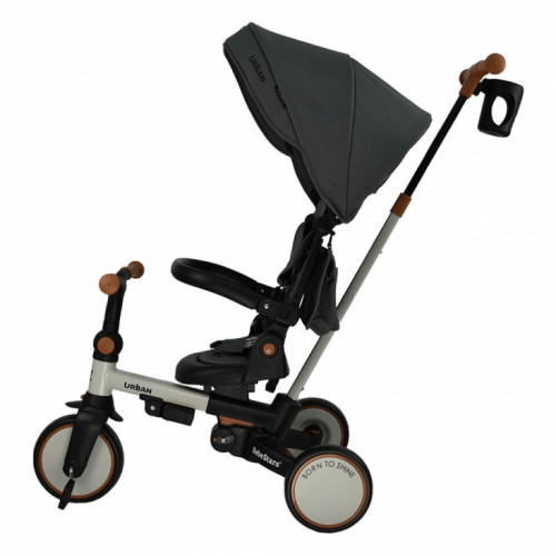 BEBE STARS ΠΟΔΗΛΑΤΑΚΙ ΤΡΙΚΥΚΛΟ ΠΤΥΣΣΟΜΕΝΟ URBAN 7 IN 1 SMOKED GREY 822-186