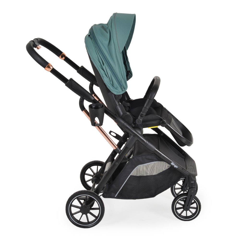 Η φωτογραφία δείχνει Το καρότσι Bingo της Moni είναι η τέλεια επιλογή για γονείς που αναζητούν άνεση, λειτουργικότητα και ασφάλεια.