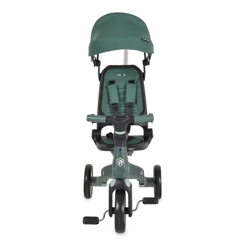 Η φωτογραφία δείχνει Το πολυλειτουργικό τρίκυκλο Juno με γονικό έλεγχο μεγαλώνει μαζί με το παιδί σας, προσαρμόζοντας τις ανάγκες και τις δεξιότητές του.