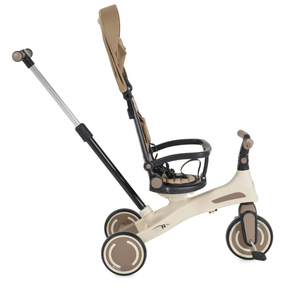 Το πολυλειτουργικό τρίκυκλο Juno με γονικό έλεγχο μεγαλώνει μαζί με το παιδί σας, προσαρμόζοντας τις ανάγκες και τις δεξιότητές του.