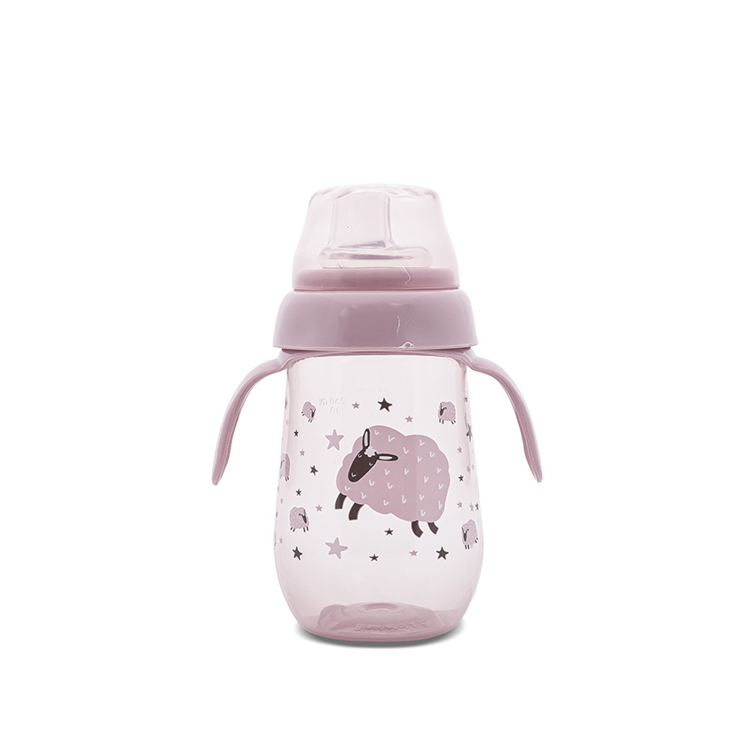 Η φωτογραφία δείχνει LORELLI ΒΡΕΦΙΚΟ ΚΥΠΕΛΛΟ ΕΚΜΑΘΗΣΗΣ ΜΕ ΤΕΤΡΑΓΩΝΙΣΜΕΝΟ ΣΤΟΜΙΟ 260ML MELLOW ROSE 10200090005