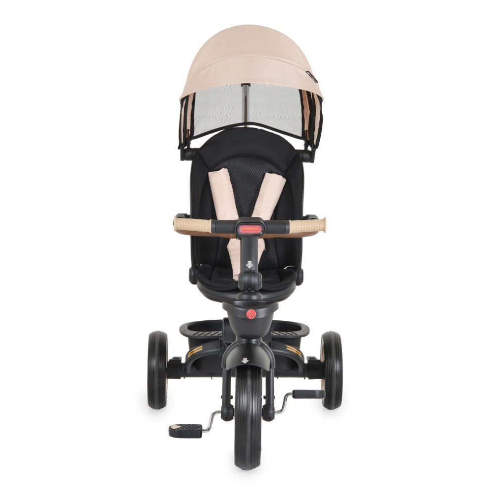 Η φωτογραφία δείχνει Το Jasper είναι το τέλειο τρίκυκλο για παιδιά άνω των 10 μηνών, με μέγιστη χωρητικότητα βάρους 25 κιλά – ο ιδανικός σύντροφος για διασκέδαση και άνεση στην αρχή του ταξιδιού του παιδιού σας!Το τρίκυκλο μπορεί να χρησιμοποιηθεί με δύο κύριες επιλογές:Τρίκυκλο με λαβή γονικού ελέγ