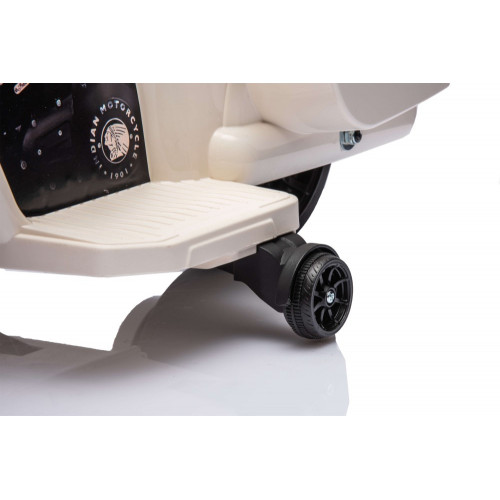 KIKKA BOO ΕΠΑΝΑΦΟΡΤΙΖΟΜΕΝΗ ΜΟΤΟΣΥΚΛΕΤΑ MOYO WHITE +6V/4.5AH BATTERY 31006050416