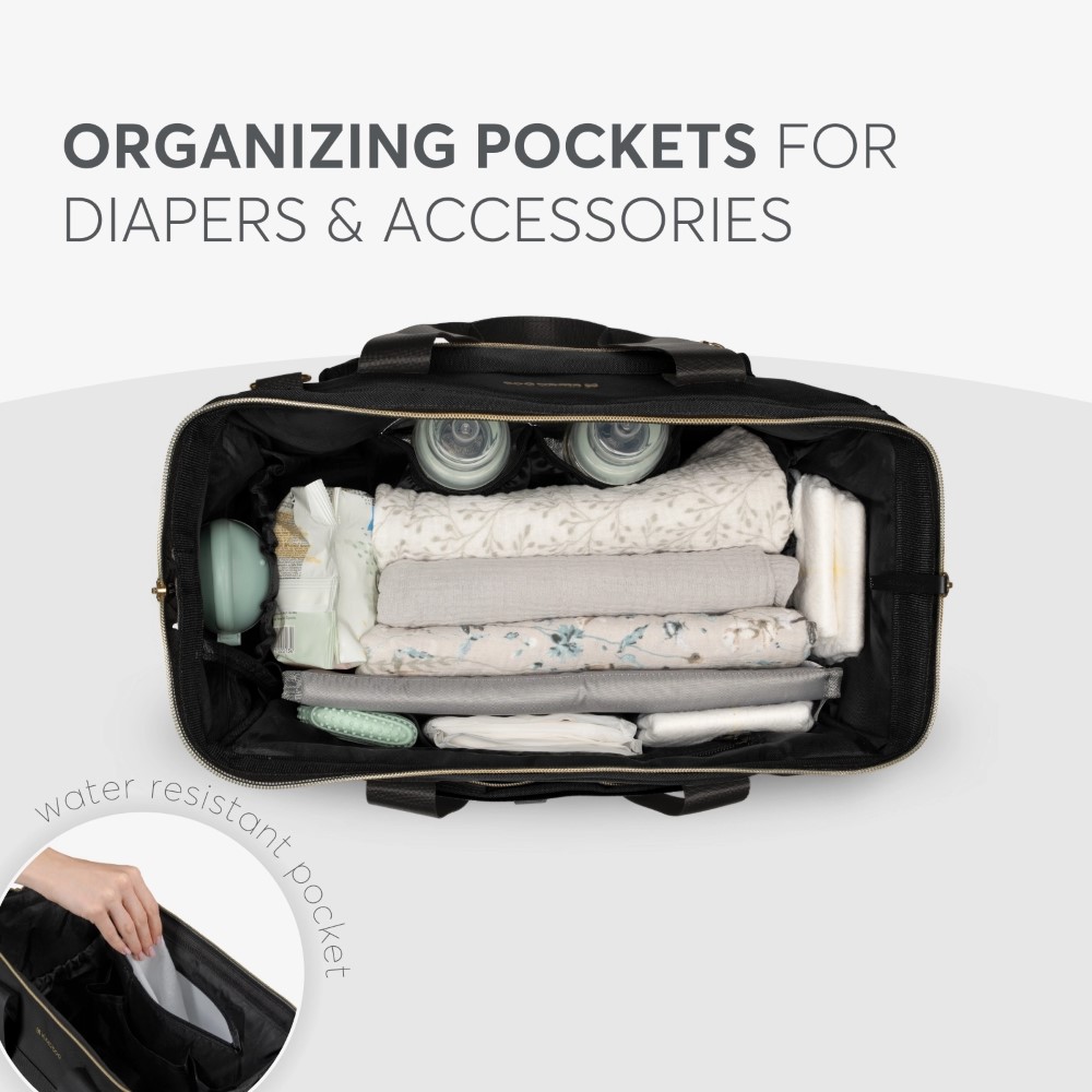 Η φωτογραφία δείχνει Βγείτε με στυλ και πρακτικότητα με τη μαμά τσάντα MAXI.