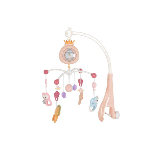 MONI TOYS ΜΟΥΣΙΚΟ ΠΕΡΙΣΤΡΕΦΟΜΕΝΟ PENGUIN PINK 3801005600052