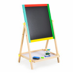 Η φωτογραφία δείχνει Ξύλινος πίνακας σχεδίασης διπλής όψης.