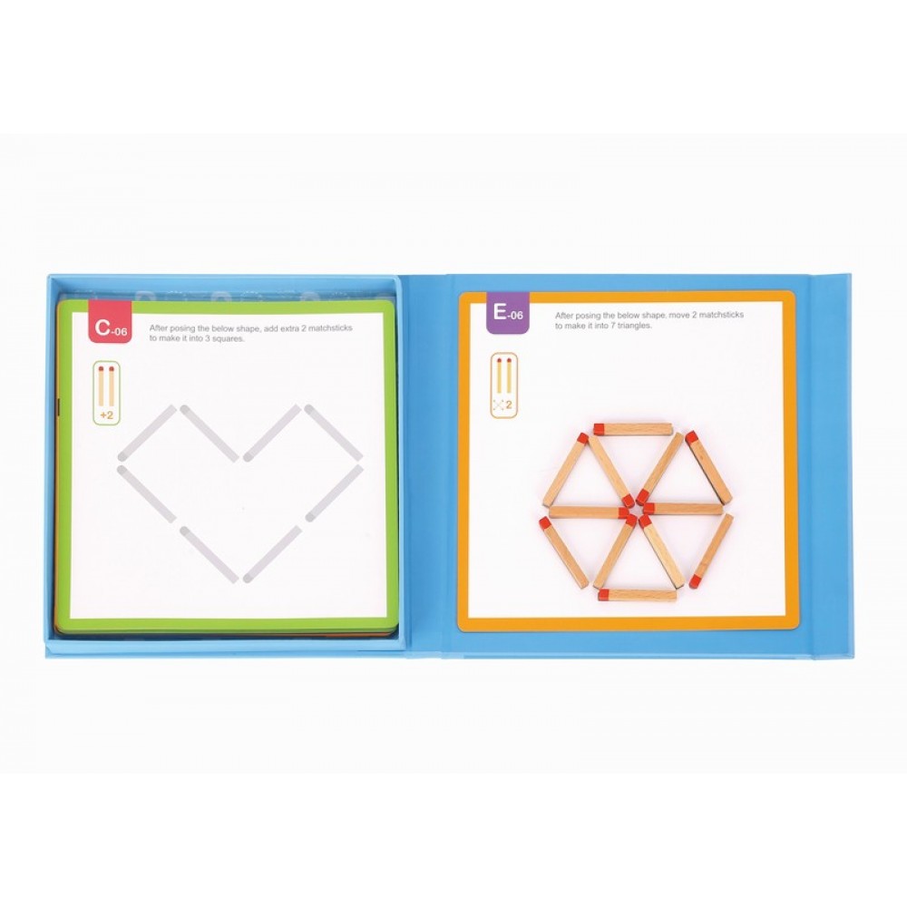 Δημιουργικό παιχνίδι με μαγνητικά σπιρτόξυλα.