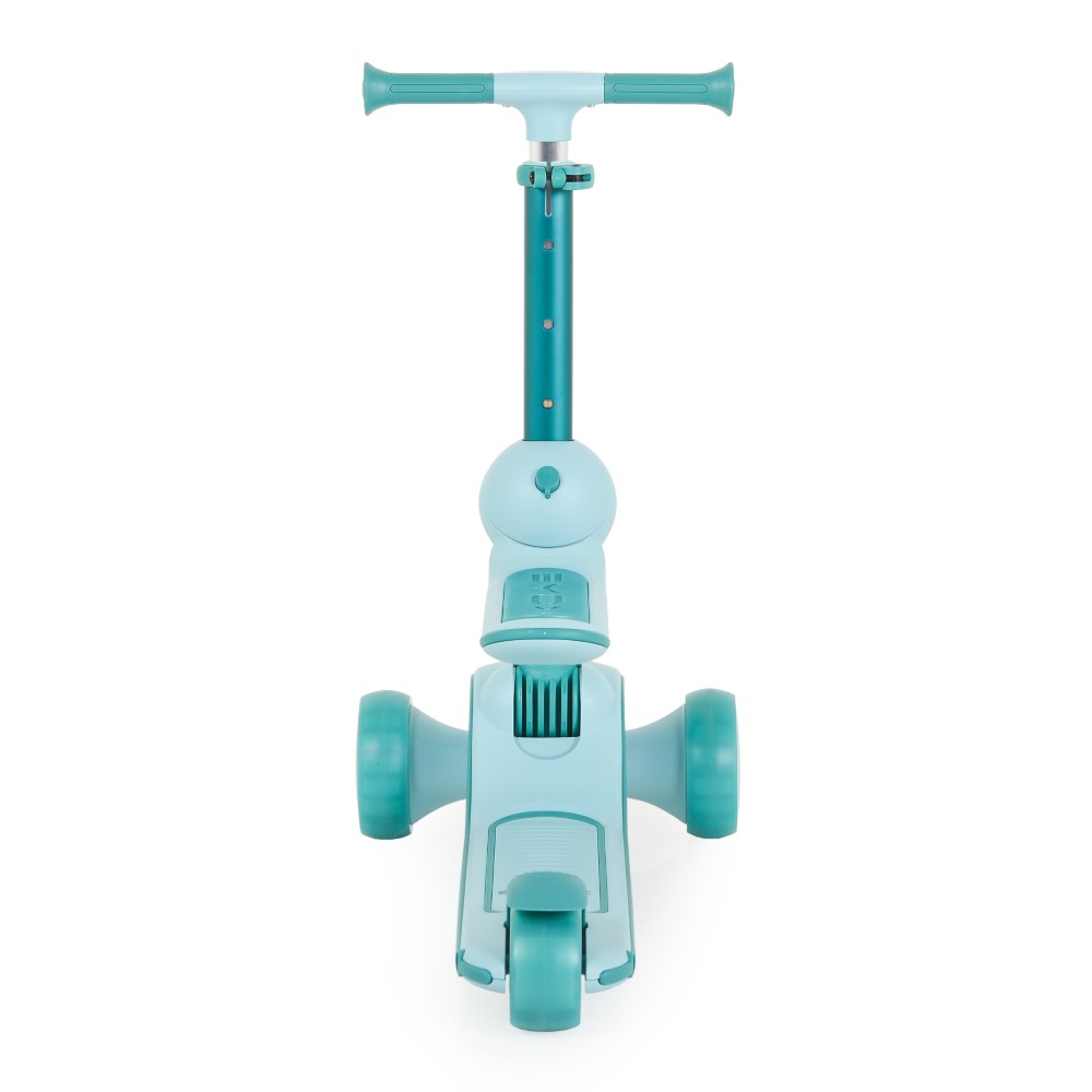 Η φωτογραφία δείχνει Παιδικό μετατρεπόμενο σκούτερ 2 σε 1 με κάθισμα.