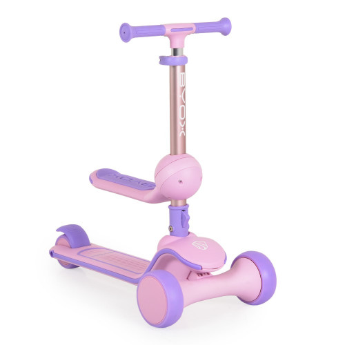 BYOX ΠΑΤΙΝΙ 2 ΣΕ 1 ΜΕΤΑΤΡΕΠΟΜΕΝΟ ΜΕ ΚΑΘΙΣΜΑ EVO PINK 3800146229009