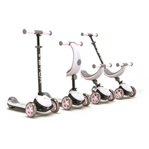 BYOX ΑΝΑΔΙΠΛΟΜΕΝΟ ΠΑΤΙΝΙ 4 ΣΕ 1 MOTION PINK 3800146229207