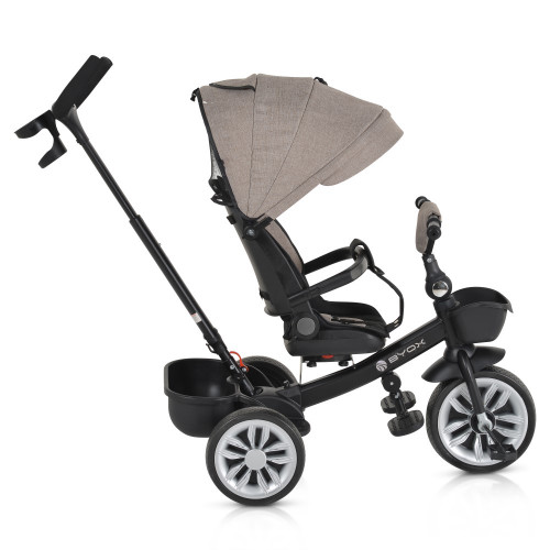 BYOX ΤΡΙΚΥΚΛΟ ΠΟΔΗΛΑΤΟ ΜΕ ΠΕΡΙΣΤΡΕΦΟΜΕΝΟ ΚΑΘΙΣΜΑ SPACE BEIGE 3800146231514