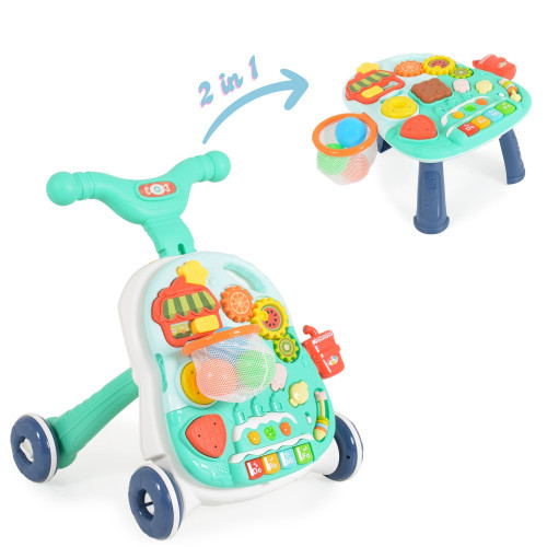 MONI TOYS ΠΕΡΠΑΤΟΥΡΑ 2 ΣΕ 1 BLUE 3800146224363