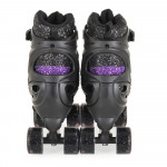 Η φωτογραφία δείχνει Ημι-μαλακό Ρυθμιζόμενο ενσωματωμένο πατίνι για 4 μεγέθη με κουμπί, μία διπλή αγκράφα ασφαλείας και ένα λουράκι ισχύος με πλήρη δαντέλα Επάνω μέρος: Glitter mesh, σχέδιο μόδας Επένδυση: αναπνεύσιμο βελούδο με επένδυση από αφρό Κλείσιμο: Δαντέλα+powerstrap+πόρπηΜανσέτα: αντίσταση 