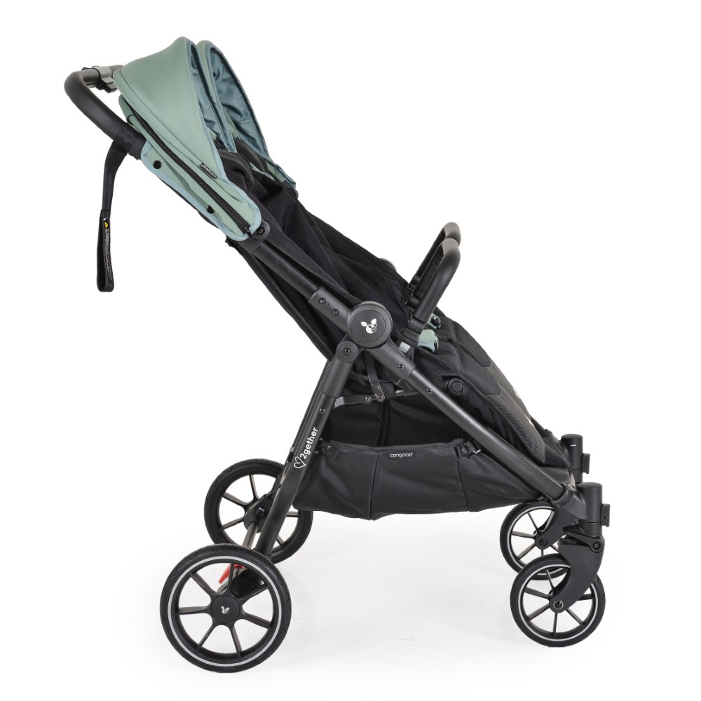 Καρότσι διδύμων της εταιρείας Kikka Boo με ισχυρό και ελαφρύ πλαίσιο αλουμινίου.